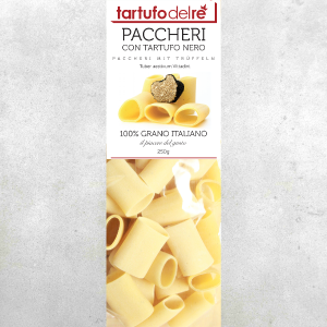 Paccheri mit schwarzen Sommertrüffeln