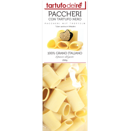 Paccheri mit schwarzen Sommertrüffeln